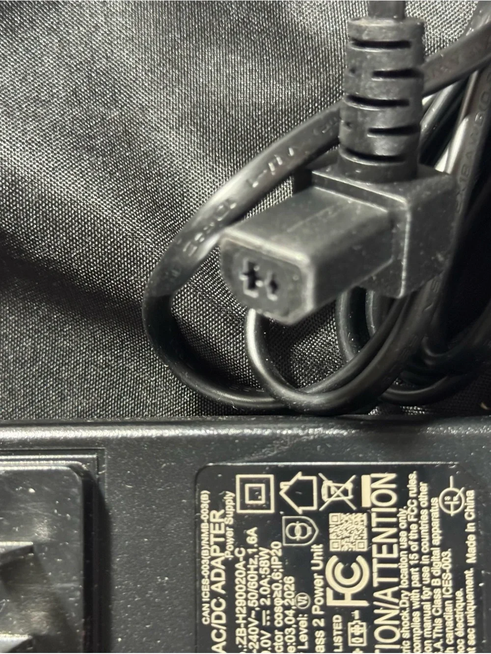 Recliner ZBPOWER Wall Power Supply ZB-H290020A-C 29V 2A Wall Switching Adapter